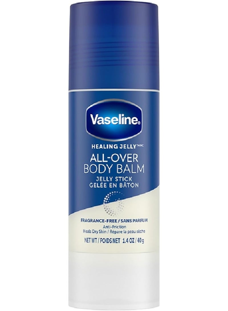 Vaseline Healing Jelly Body Balm Stick for Dry Skin Relief Unscented Targeted Healing for Hard-To-Reach Spots 40 g - Image 2